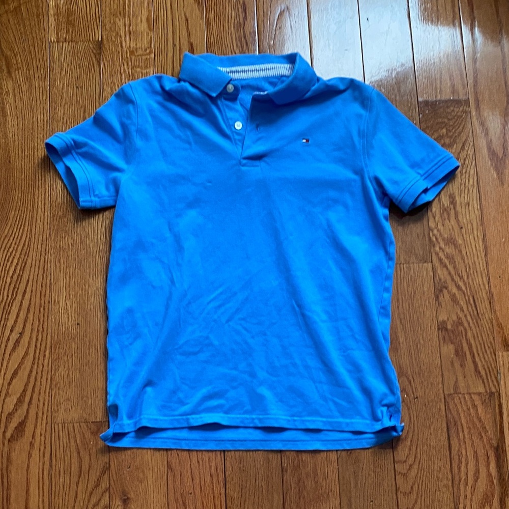Tommy Hilfiger Blue Polo Shirt - Picture 2 of 7